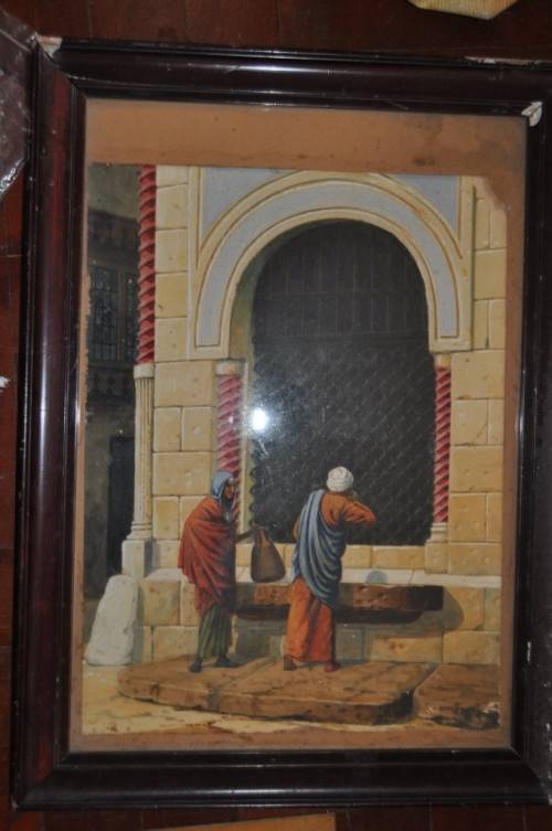 BEAUTIFUL ORIGINAL WATERCOLOR BY FAMOUS VICTOR L.PRESCOTT