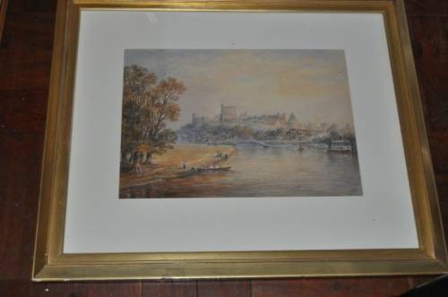 WOW!!! ALFRED YONG NUTT(1847-1924)-FANTASTIC BRITISH WATERCOLOR XIX CENTURY
