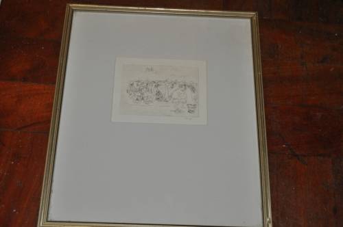 WOW!!!! FRANCOIS KRIGE-ETCHING,SIGNED BY ARTIST,NUMBERED