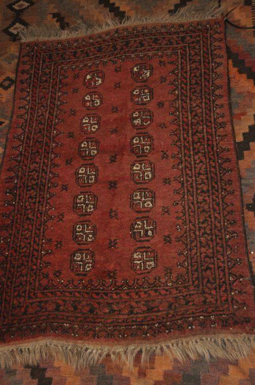 AWESOME PERSIAN HANDMADE CARPET 81X120CM