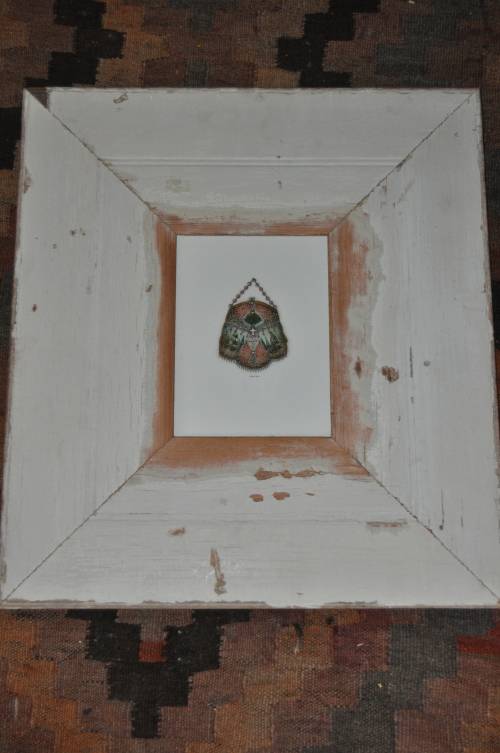 WOW!!! ORIGINAL MIXED MEDIA BY TRACY POUL-STUNNING ARTWORK IN RUSTIC FRAME