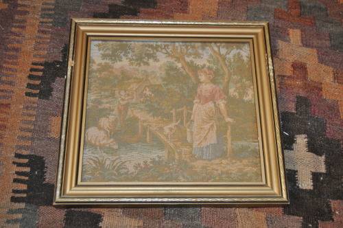 AWESOME BELGIUM NEEDLE WORK-FRAMED