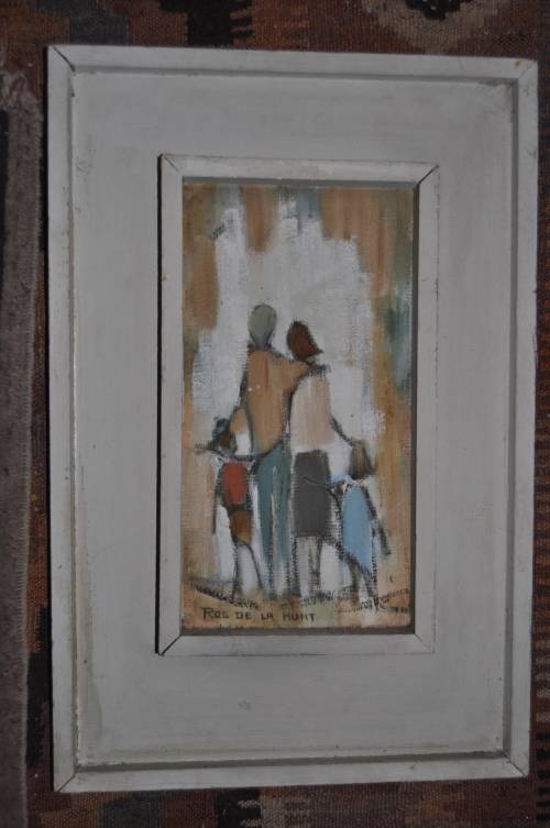 ROS DE LA HUNT -ORIGINAL OIL ON BOARD
