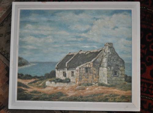 AWESOME PHIL STANDER ORIGINAL OIL ON BOARD