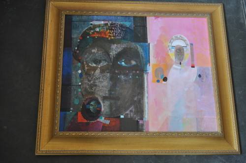 WOW!!!  GRIP Alexander Vasilyevich (1956- Russian) AWESOME ABSTRACT OIL ON CANVAS,VALUE R20.000