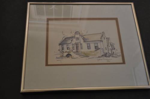 GRETCHEN THACKWRAY,ORIGINAL WC,COTTAGE SCENE