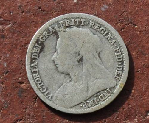 1899 3D 0.925 SILVER GREAT BRITAIN