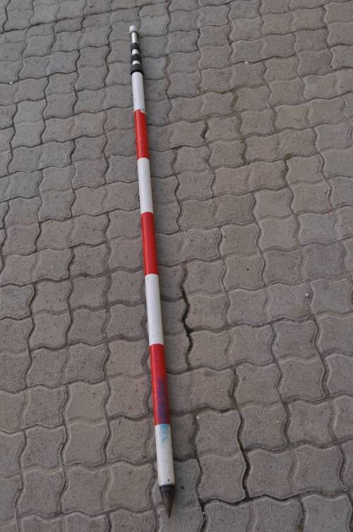 SURVEY EQUIPMENT Steel Ranging pole-TELESCOPIC