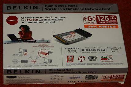 Belkin wireless interface card