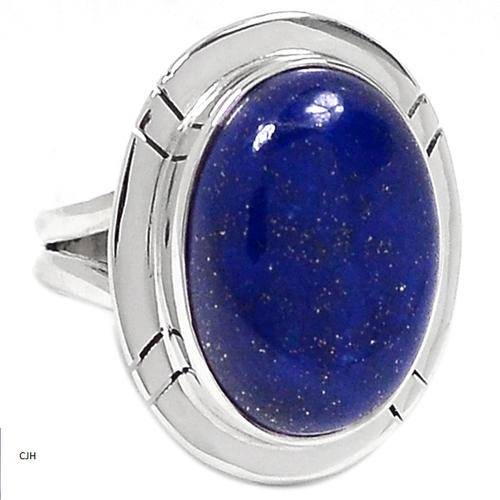 LAPIS LAZULI .925 STERLING SILVER RING SIZE 6.5