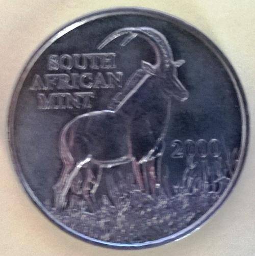 2000 SA MINT Coin World Token: Antelope