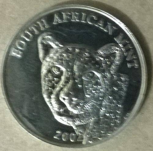 2002 SA MINT Coin World Token: Leopard