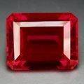 AAA+ 22.65 cts Natural Blood Red RUBY octagon facet (Madagascar)