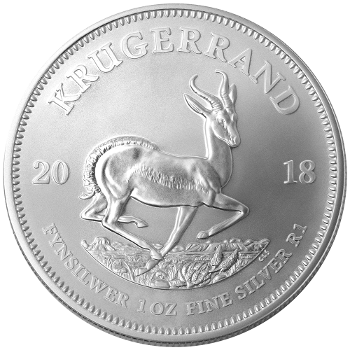 Silver Krugerrands 2018. Pack of 25