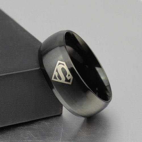 Men's Superman Stainless Steel Ring - Size  10 1/2