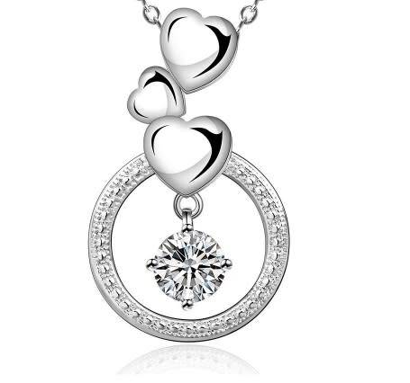 Exquisite White Crystal Fashion Necklace