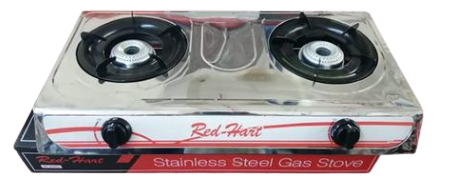 2 Burner Stainless Steel Gas Stove