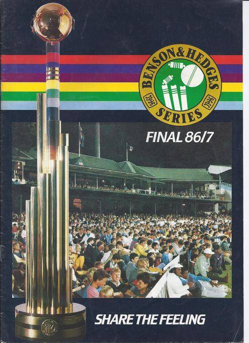 B & H Final programme 19886/7