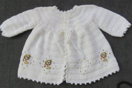 Matinee jacket 6-12 months