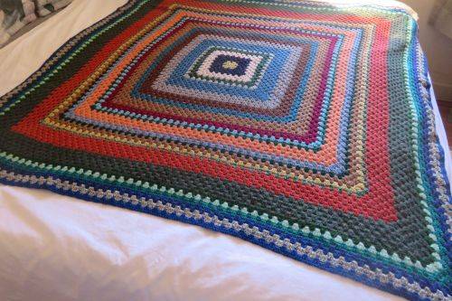 Crochet blanket -  - 127cm x 127cm