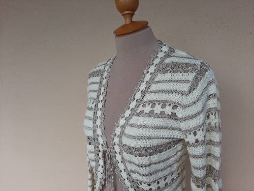 Crochet cardigan - Queens Park - size M - as new