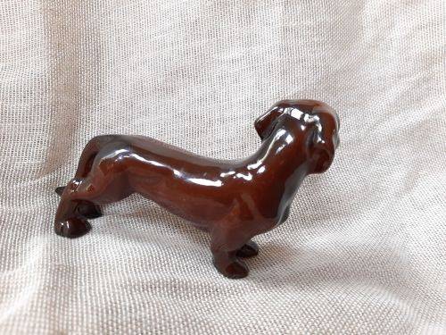 Daschund dog ornament 12.5cm long