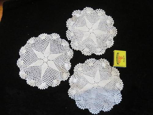 Crochet doilies