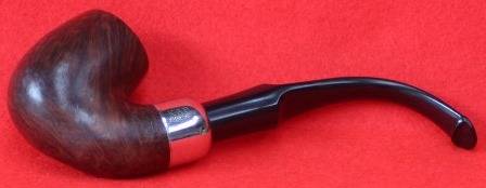 K & P 312 Bent Stem  Smoking Pipe.Kromsteel