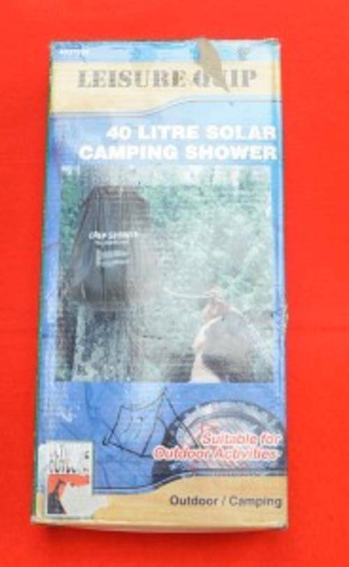 40 Litre Solar camping shower Leisure Quip