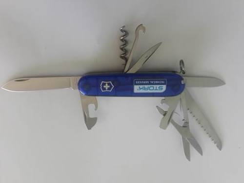 Swiss Army knife (Huntsman)Victorinox Translucent Scales Stork Technical Services