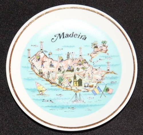 Souvenir Small Madeira Plate 9.5 cm