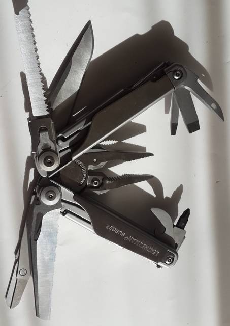 Leatherman Surge with second hand nylon Pouch.4x4 camping Multi Tool