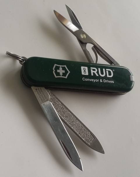 Victorinox Swiss Army Knife - Classic With RUD Logo Green scales