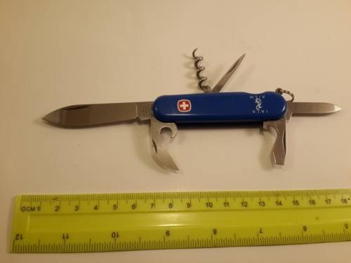 Swiss Army Knife Wenger - Commander Blue Scales with IALA Logo