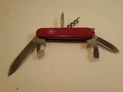 Victorinox Swiss Army Knife - Spartan Red Scales Good Clean Condition