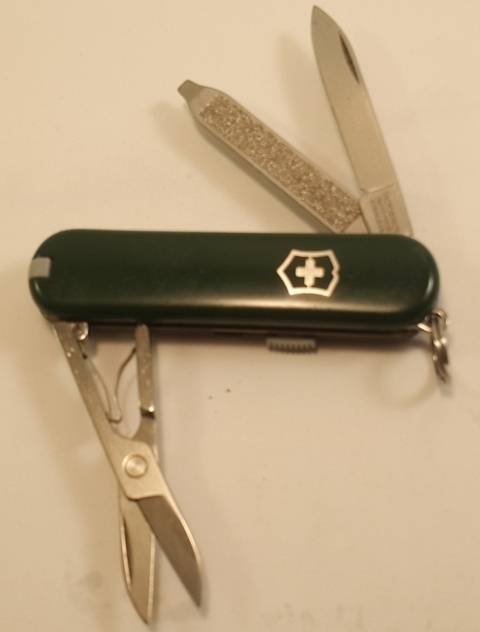 Victorinox Swiss Army Knife - Signature Green scales