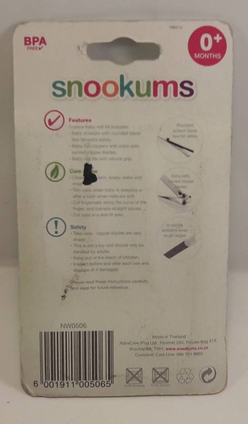 Snookums Baby nail care set