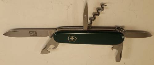 Victorinox Swiss Army Knife Camper Green Scales