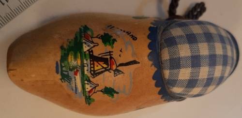 Vintage Dutch Clog Pin cushion