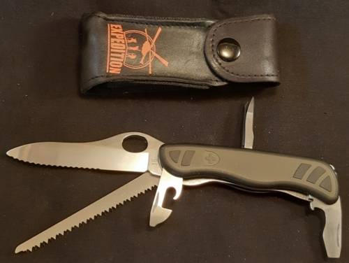 Victorinox Swiss Army Knife 111 mm  Soldier 2015 Model with pouch non Vic