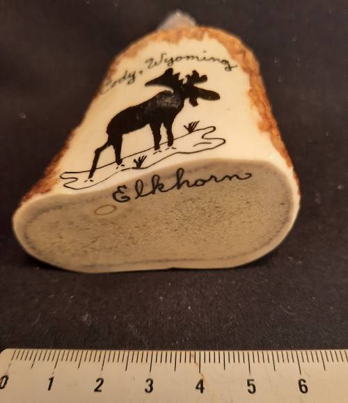 Tooth pick holder Elk Horn From Cody Wyoming USA