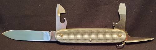 Swiss Army knife Ribbed Alox Soldier   Victorinox  KL89 Collectors alox