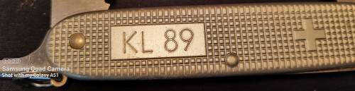 Swiss Army knife Ribbed Alox Soldier   Victorinox  KL89 Collectors alox