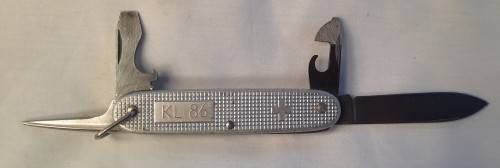 Swiss Army knife Ribbed Alox Soldier   Victorinox  KL86 Collectors alox