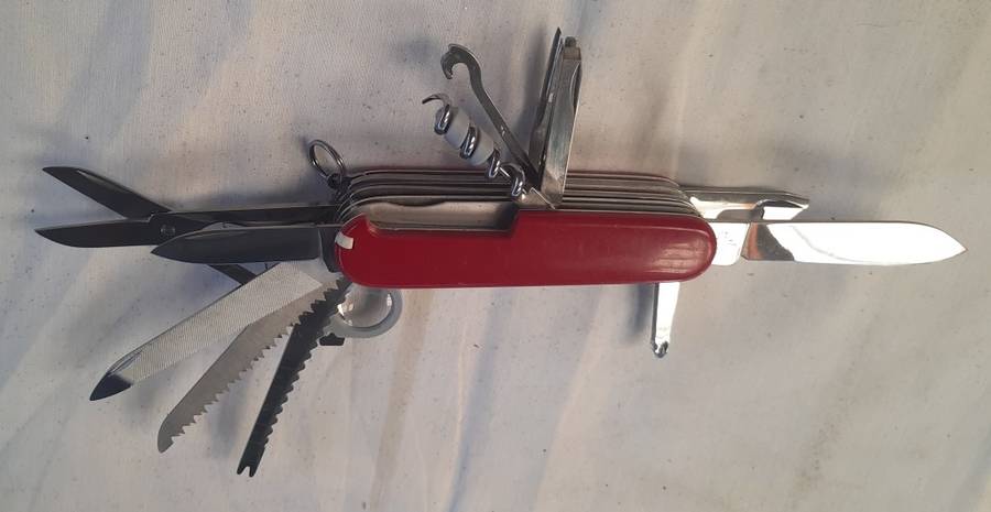 Victorinox Pocket Knife Swiss Champion as per pictures good condition