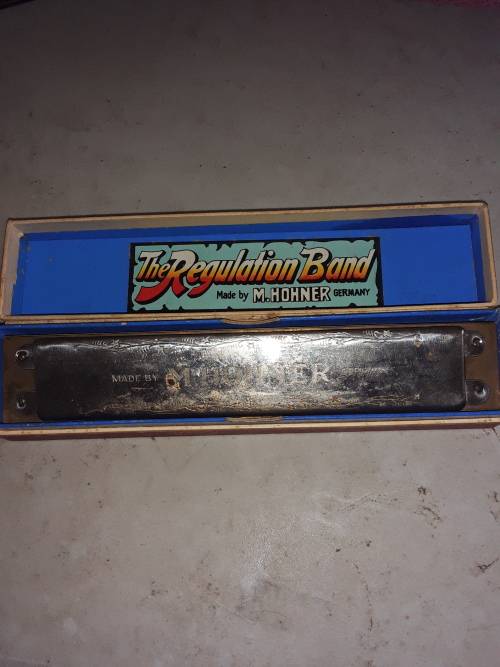 Vintage Hohner Regulation Band Harmonica