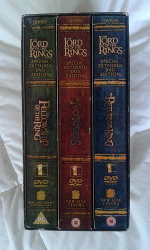 Lord of the Rings Trilogy - Extended edition DVD boxset
