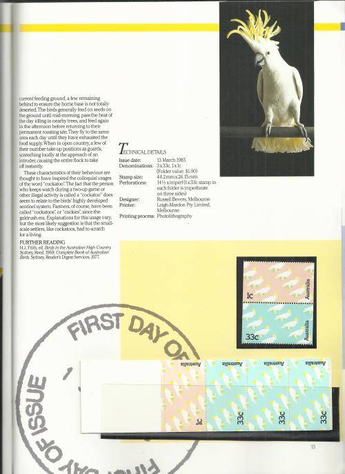 AUSTRALIA - "THE 1985 COLLECTION OF AUSTRALIAN STAMPS"!