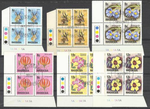 RHODESIA - (USED) ITEMS AS ILLUSTRATED.