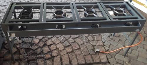 Heavy duty gas stove